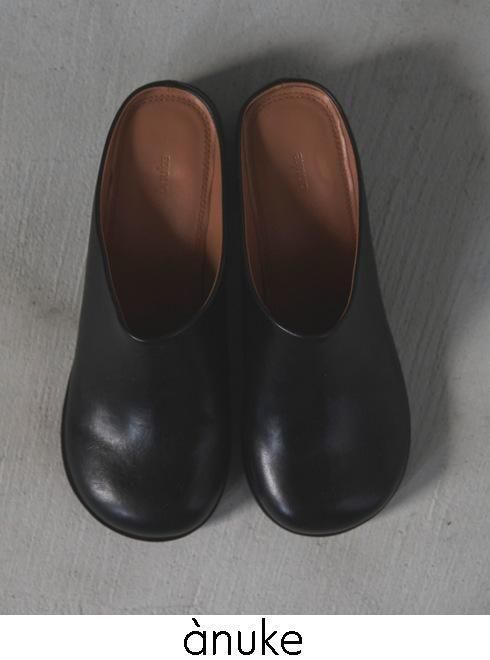 anuke (̡<br>Ecoleather Heel Slip-ons  25ͽ62521021ۥѥ ͽ : 8ܡ ߼