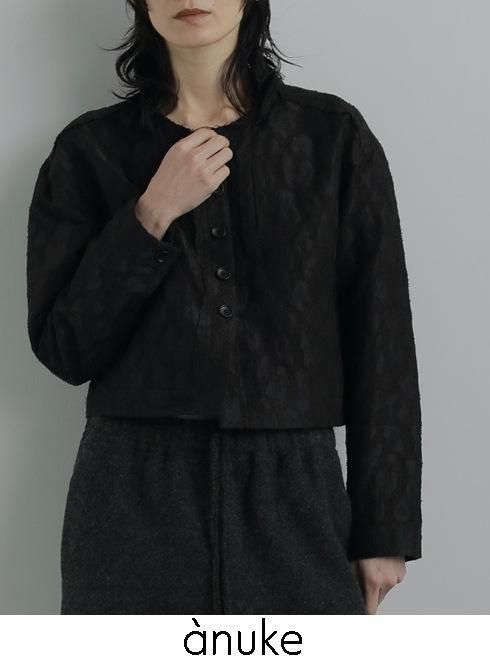 anuke (̡<br>Leopard Jacquard Jacket  25ͽ62520110ۥ㥱å ͽ : 9ܡ ߼