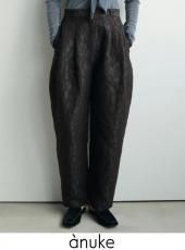 anuke / アンヌーク Waist Tuck Denim 25秋冬予約 62511401 入荷