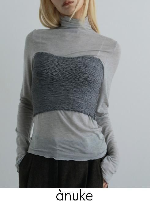 anuke (̡<br>Bright Knit Baretop  25ͽ62520537ۥ˥åȥȥåץ ͽ : 9ܡ ߼