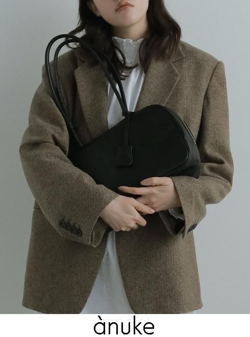 anuke (アンヌーク）Ecoleather Boston Bag☆ 25秋冬【62521018