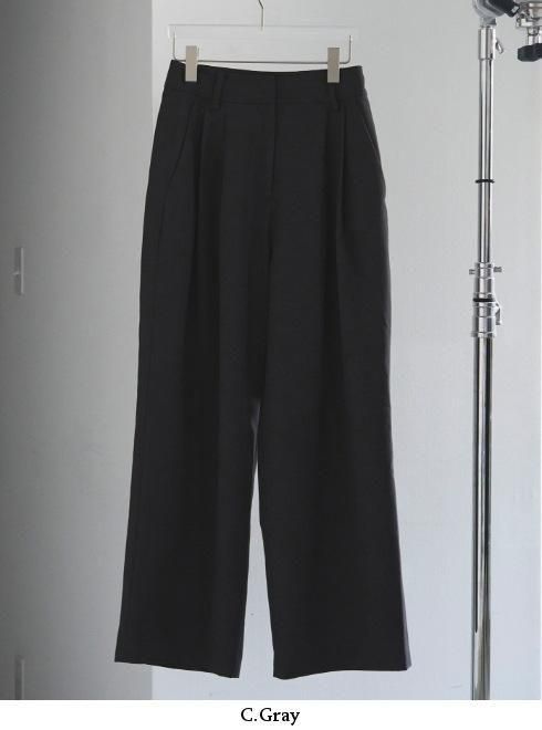 reversal パンツ anuke (アンヌーク）Heather Stretch Pants☆ 25秋冬予約