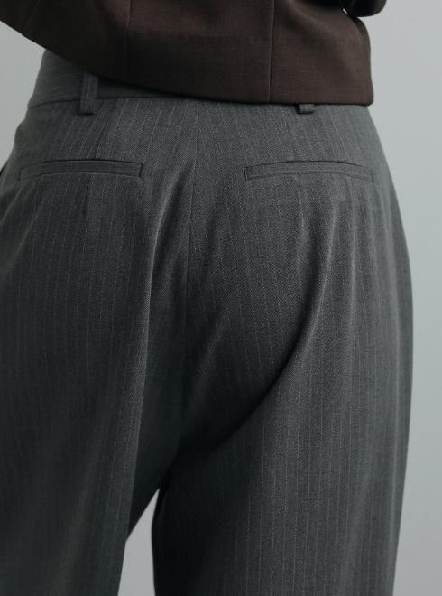 パンツ GADID ANONIEM HEATHER / BLACK anuke (アンヌーク）Heather Stretch Pants☆ 25秋冬【62520706