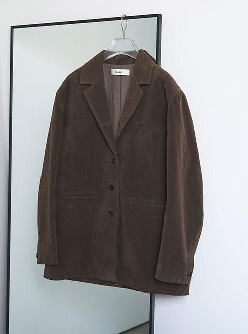 anuke (アンヌーク）Eco Suede Jacket☆ 25秋冬【62520102】ジャケット