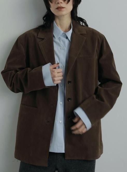 【新品未使用】aere アエレ　eco suede half coat スエード 完売品【aere アエレ】eco suede half coat
