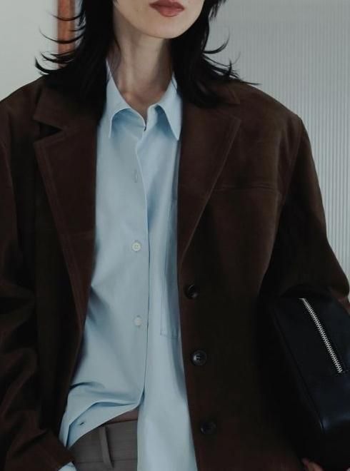 anuke (アンヌーク）Eco Suede Jacket☆ 25秋冬【62520102】ジャケット