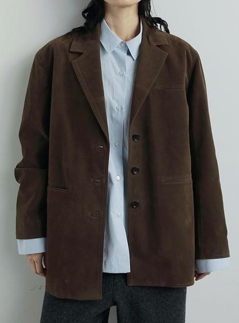 anuke (アンヌーク）Eco Suede Jacket☆ 25秋冬予約【62520102
