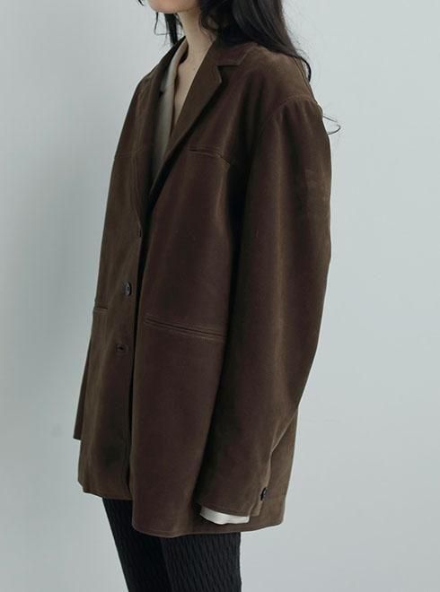 anuke (アンヌーク）Eco Suede Jacket☆ 25秋冬【62520102】ジャケット