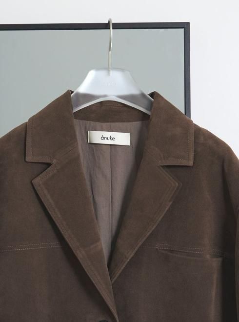 anuke (アンヌーク）Eco Suede Jacket☆ 25秋冬【62520102】ジャケット