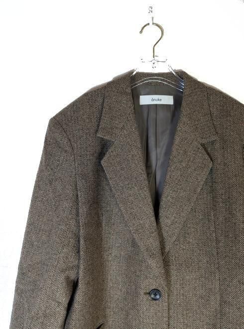 anuke (アンヌーク）Herringbone Wool Jacket☆ 25秋冬【62520107