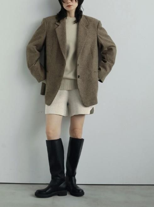 anuke (アンヌーク）Herringbone Wool Jacket☆ 25秋冬