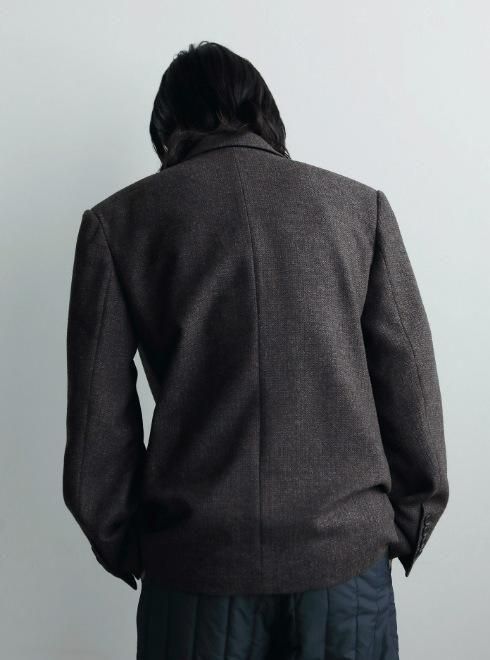 anuke (アンヌーク）Herringbone Wool Jacket☆ 25秋冬【62520107