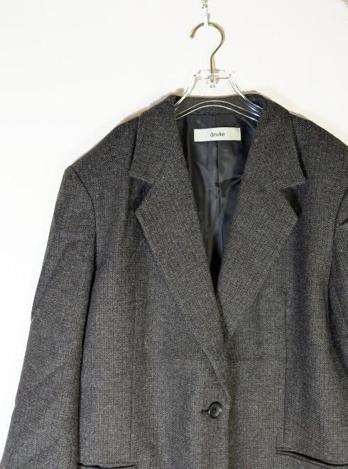 anuke (アンヌーク）Herringbone Wool Jacket☆ 25秋冬【62520107