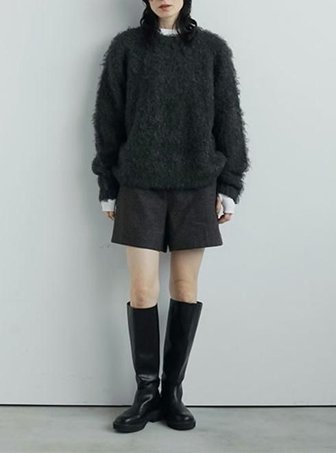 anuke (アンヌーク）Herringbone Short Pants☆ 25秋冬【62520728