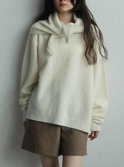 anuke (アンヌーク）Herringbone Short Pants☆ 25秋冬【62520728