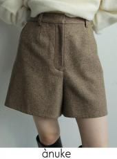 TODAYFUL (トゥデイフル）Wool Twill Shortpants☆ 25秋冬予約