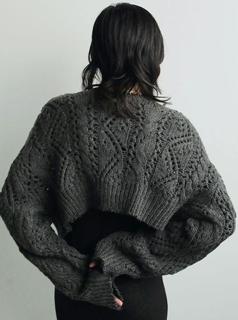 anuke (アンヌーク)Cable Knit Cardigan☆ 25秋冬予約 anuke (アンヌーク)Cable Knit Cardigan☆ 25秋冬予約