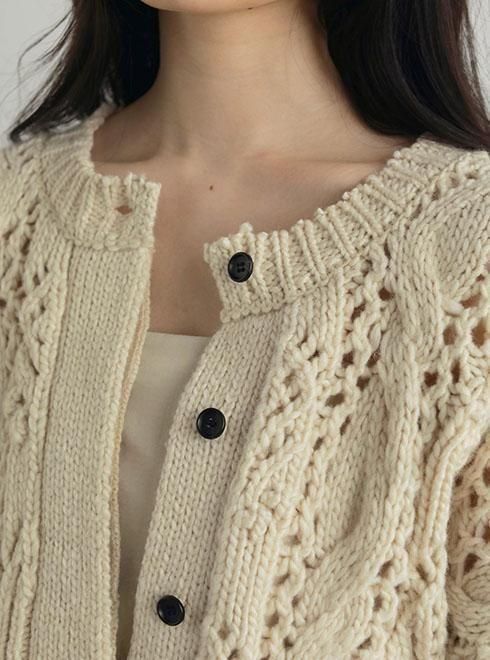 anuke (アンヌーク)Cable Knit Cardigan☆ 25秋冬予約 anuke (アンヌーク)Cable Knit Cardigan☆ 25秋冬予約
