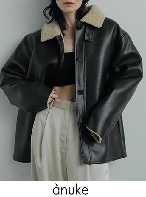 anuke (̡<br>Boa Flight Jacket  25ͽ62520203ۥ㥱å ͽ : 11ܡ ߼