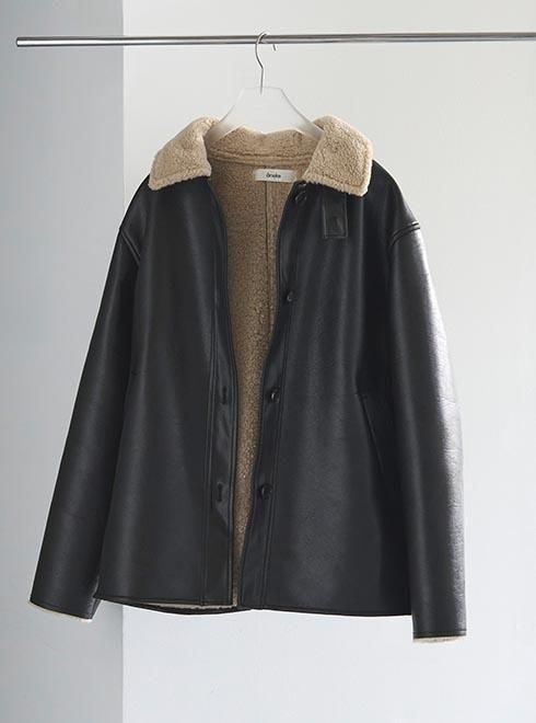 anuke (アンヌーク）Boa Flight Jacket☆ 25秋冬予約【62520203