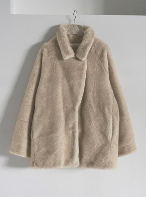 anuke (アンヌーク）Eco Minkfur Jacket☆ 25秋冬【62520101