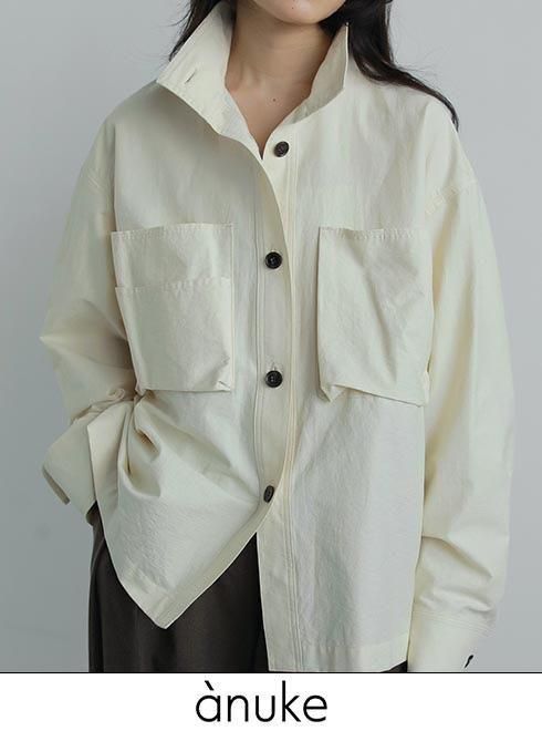 anuke (̡<br>Pocket Standcollar Shirts  25ͽ62520408ۥġ֥饦 ͽ : 11ܡ ߼