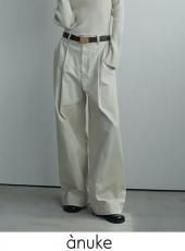 anuke(アンヌーク)Waist Tuck Denim ☆25秋冬予約【62511401