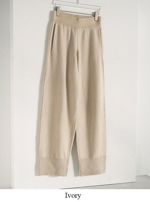 anuke SALE ANUKE (アンヌーク） Knit Wide Pants 即日発送