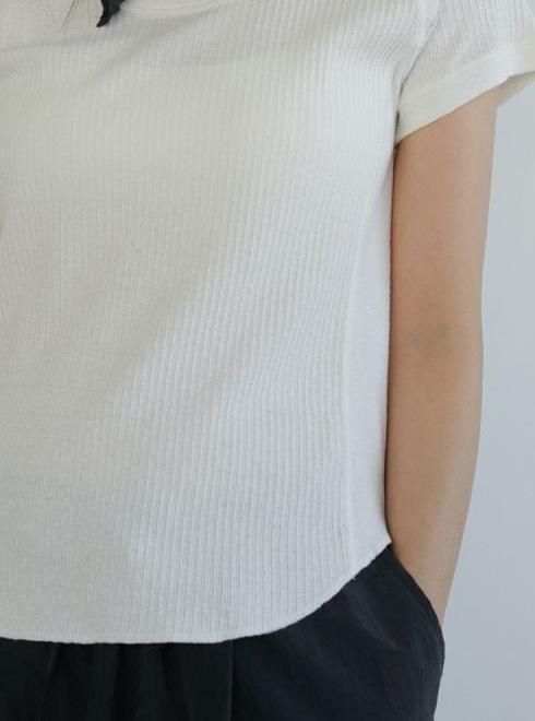 anuke(アンヌーク)Vintage Rib Tops 25春夏.【62510633