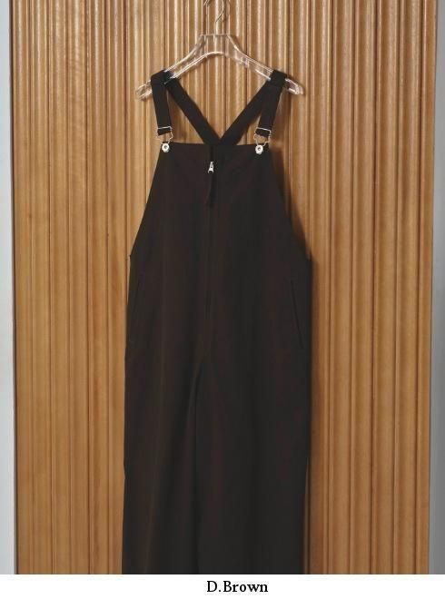 TODAYFUL (トゥデイフル）Frontzip Twill Salopette☆ 25秋冬.予約