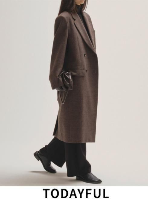 TODAYFUL (ȥǥե<br>Wool 100% Chester Coat  25.12520005ۥ륳  25߼