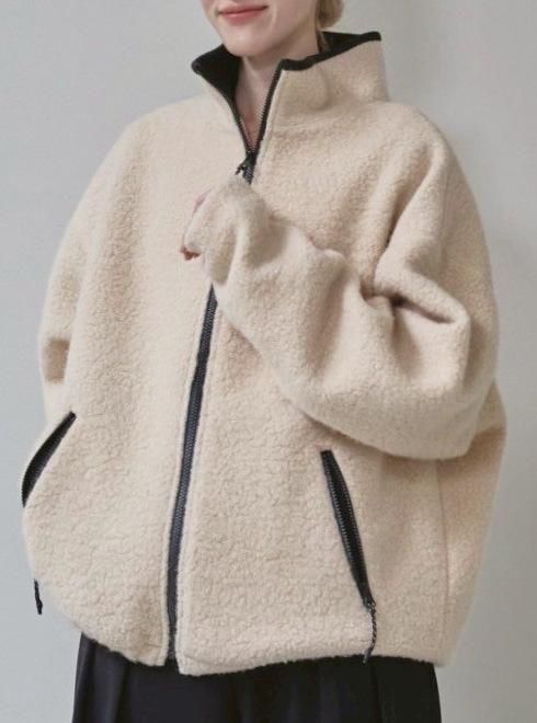 TODAYFUL (トゥデイフル）Wool Boa Zip Jacket☆ 25秋冬.予約