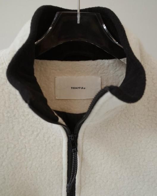 TODAYFUL (トゥデイフル）Wool Boa Zip Jacket☆ 25秋冬.予約