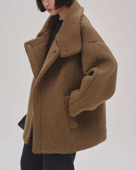 TODAYFUL (トゥデイフル）Standcollar Boucle Jacket☆ 25秋冬.予約