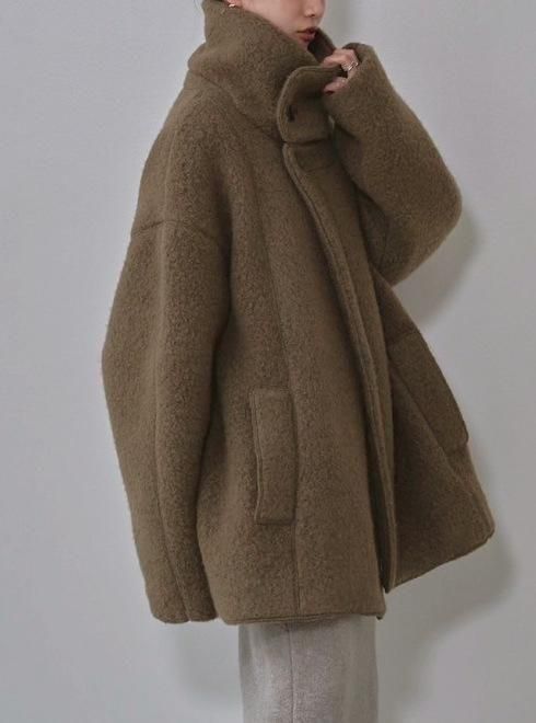 TODAYFUL (トゥデイフル）Standcollar Boucle Jacket☆ 25秋冬.予約