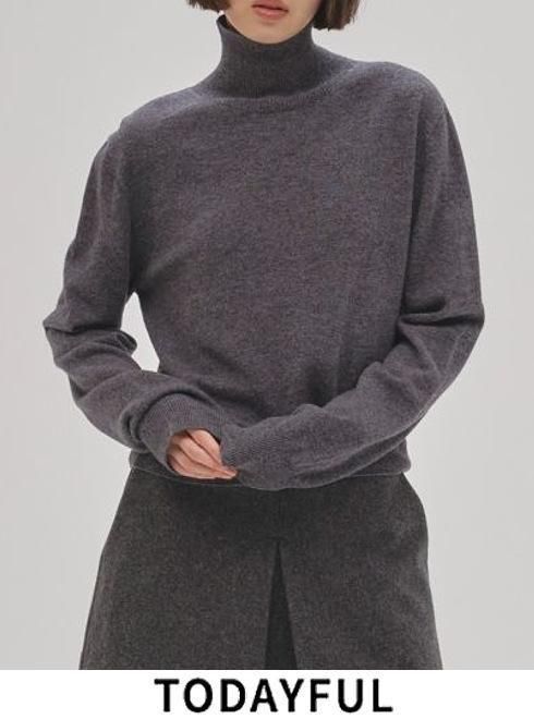 TODAYFUL (ȥǥե<br>Wool Cashmere Turtle Knit  25.12520537ۥ˥åȥȥåץ