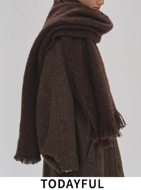 トゥデイフル　Brashed Volume Stole TODAYFUL (トゥデイフル）Brashed Volume Stole☆ 25秋冬.【12521033