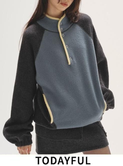 TODAYFUL (ȥǥե<br>Wool 100% Piping Pullover  25.ͽ12520533ۥåȥ ͽ : 11~ 25߼