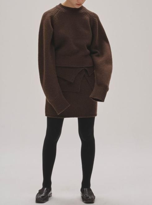 TODAYFUL (トゥデイフル）Wool 100% Raglan Knit☆ 25秋冬.予約