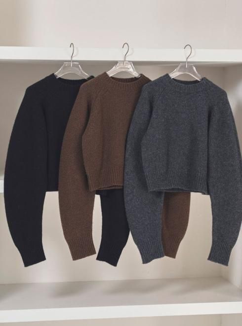 TODAYFUL (トゥデイフル）Wool 100% Raglan Knit☆ 25秋冬.予約