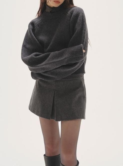 TODAYFUL (トゥデイフル）Wool 100% Raglan Knit☆ 25秋冬.予約