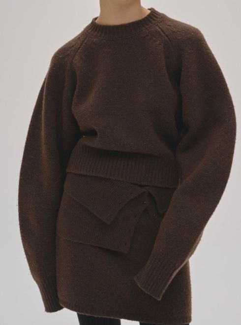 TODAYFUL (トゥデイフル）Wool 100% Raglan Knit☆ 25秋冬.予約