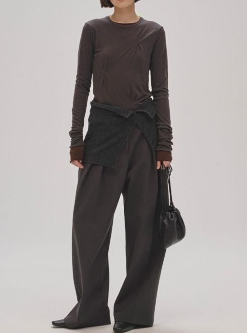 TODAYFUL (トゥデイフル）Layered Knit Skirt☆ 25秋冬.予約【12520808