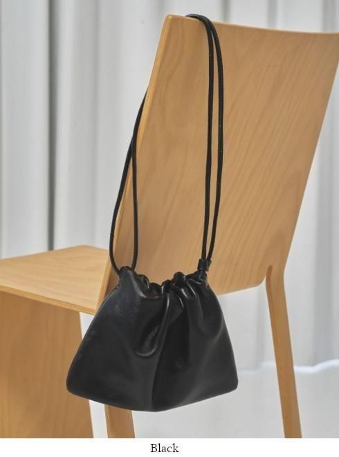 TODAYFUL (ȥǥե<br>Drawstring Leather Bag  25.ͽ12521027ۥϥɡХå ͽ : 11~ 25߼