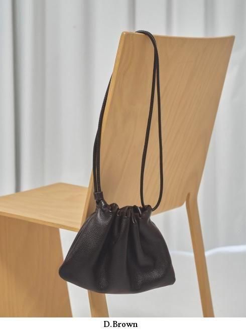 TODAYFUL (トゥデイフル）Drawstring Leather Bag☆ 26春夏予約