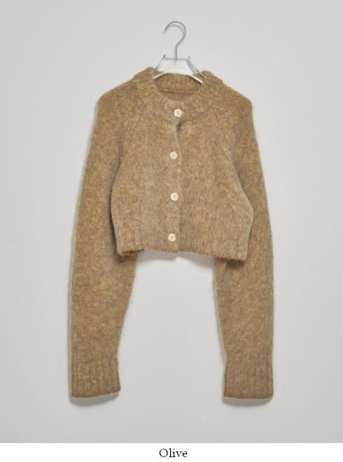 トゥデイフル ニットカーディガン TODAYFUL (トゥデイフル）Brashed Knit Cardigan☆ 25秋冬.【12520530