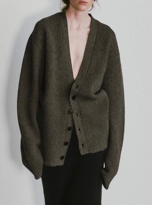 TODAYFUL (トゥデイフル）Wool Ribknit Cardigan☆ 25秋冬.予約