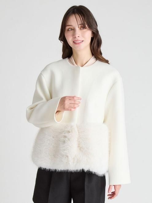 CELFORD (セルフォード)裾ファーブルゾン 25秋冬【CWFJ254041