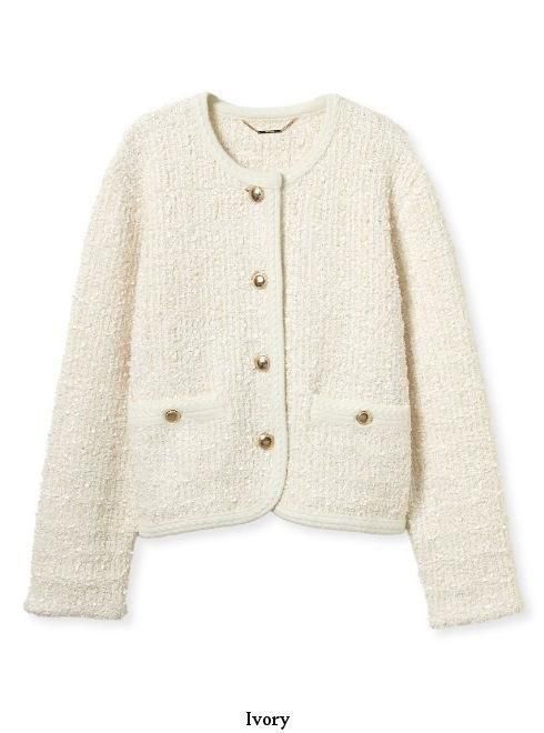 新品タグ付き♡ツイードジャケット CELFORD / セルフォード 人気完売品 CELFORD (セルフォード)ツイードニットジャケット 25秋冬