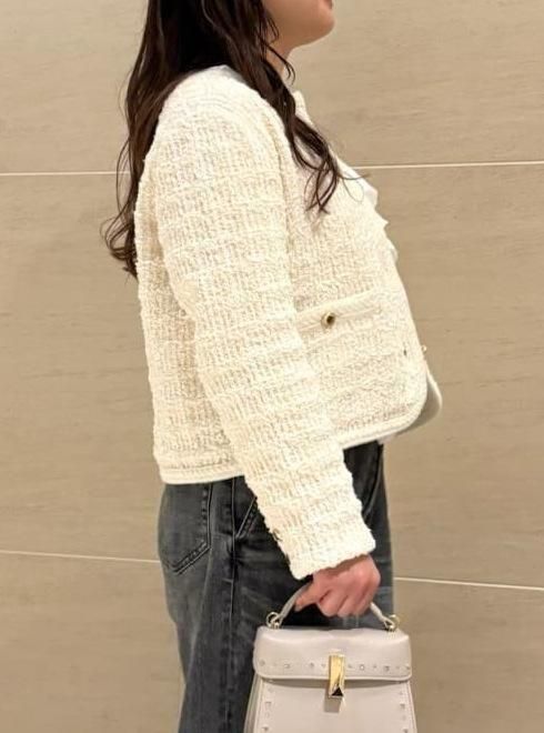 CELFORD (セルフォード)ツイードニットジャケット 25秋冬【CWNJ254069